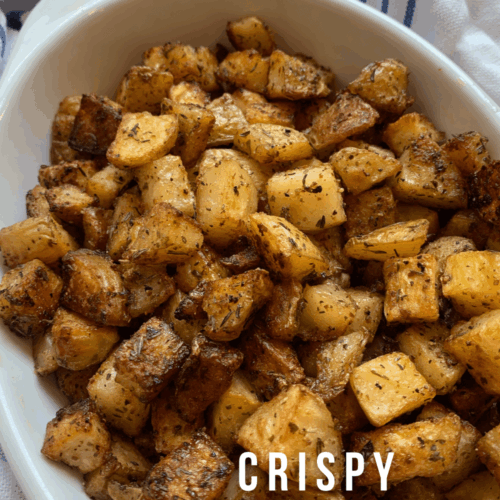 crispy oven roasted potatoes