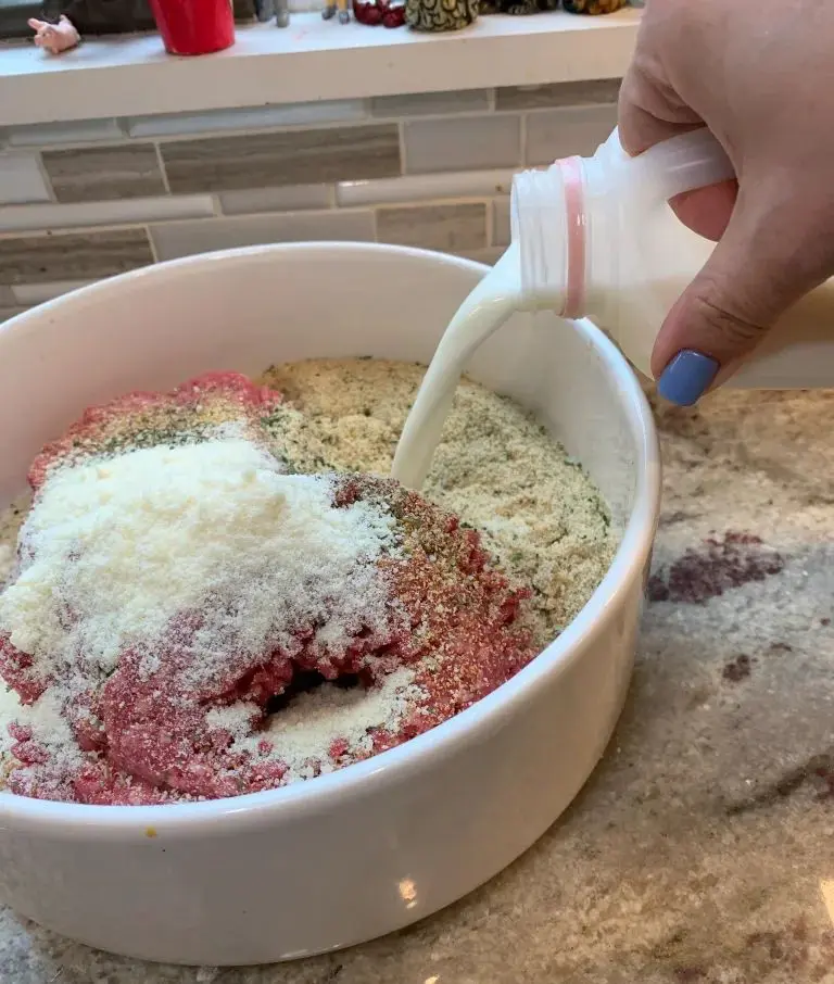 soaking breadcrumbs in milk