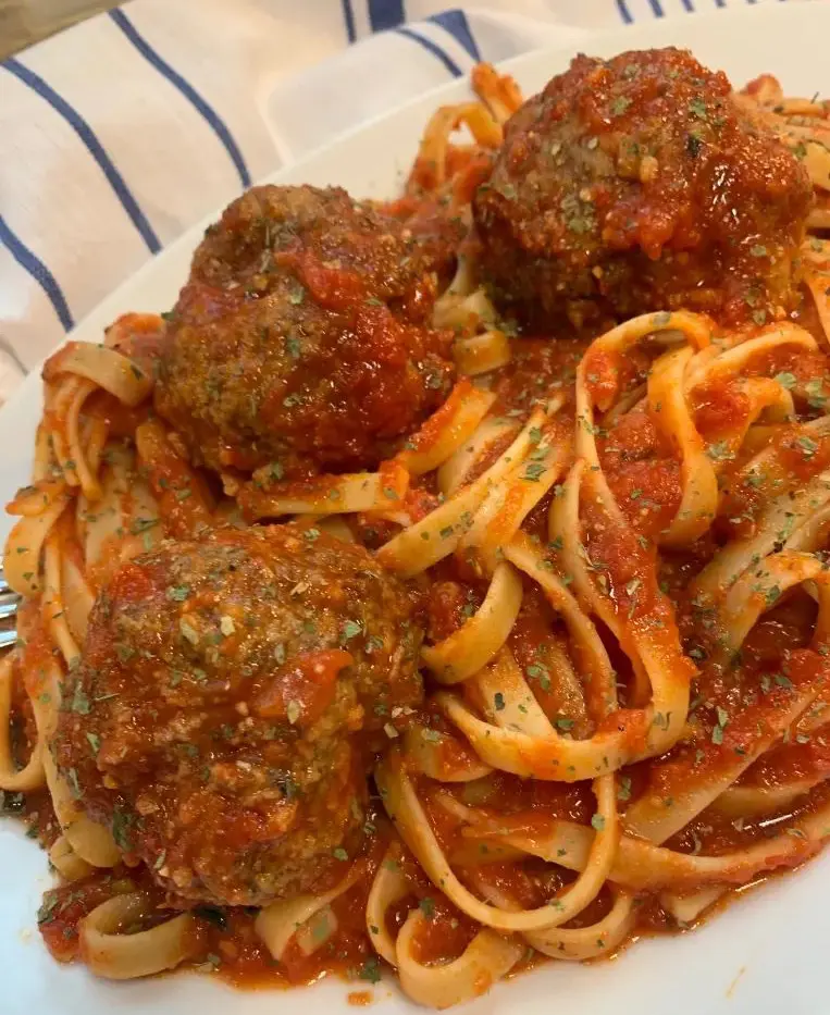 spaghetti and meatballs