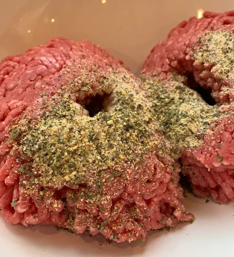 seasoned ground beef