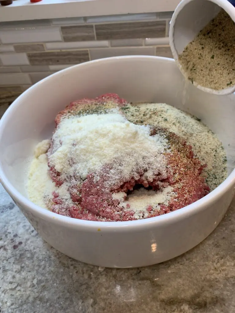 Italian meatball mixture