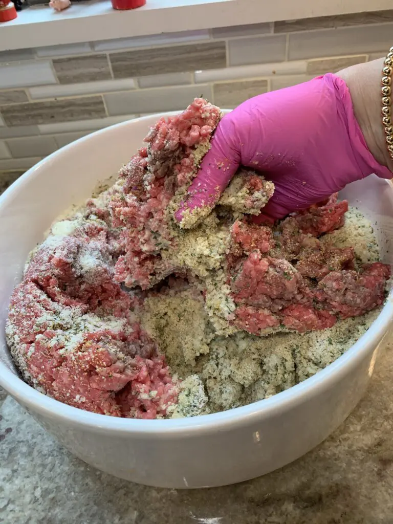 Italian meatball mixture