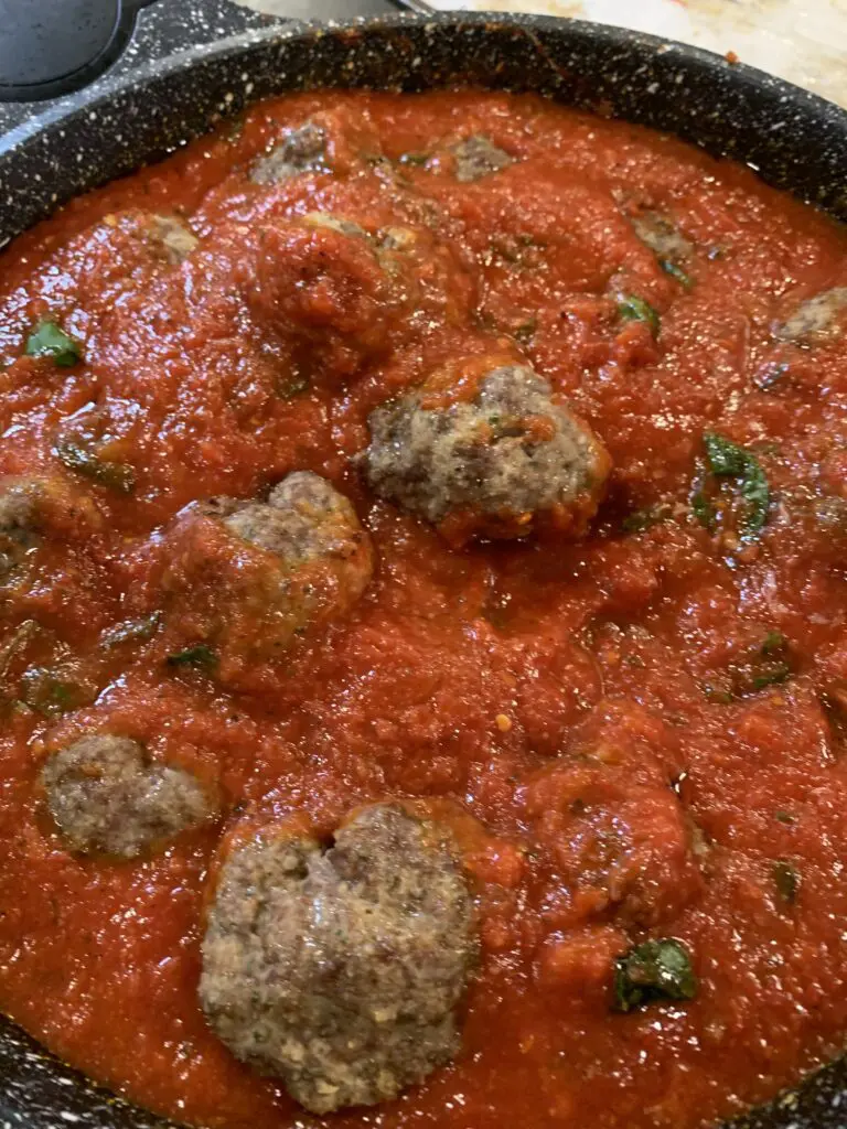 baked Italian meatballs