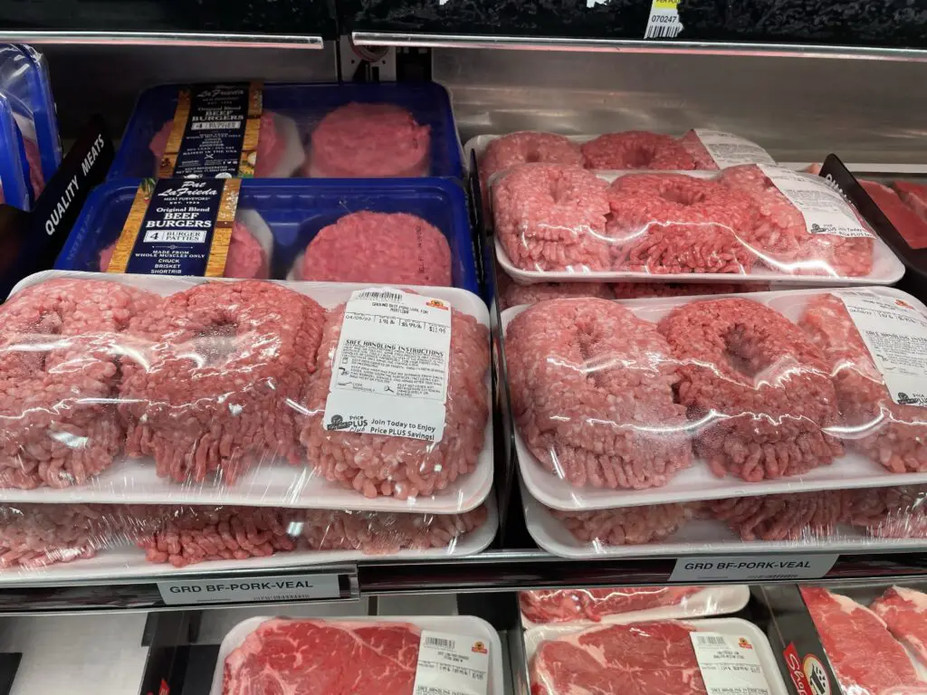 ground beef veal and pork