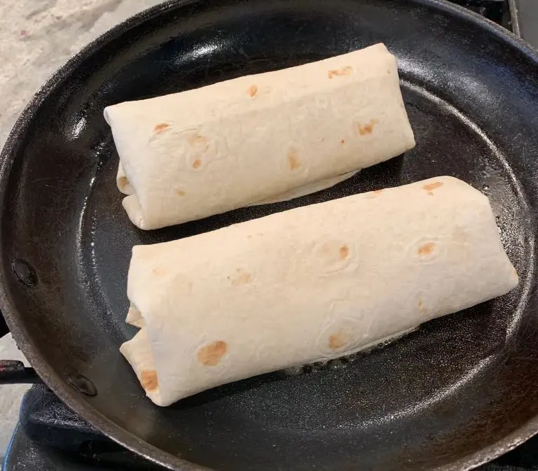 mexielts getting browned in a pan