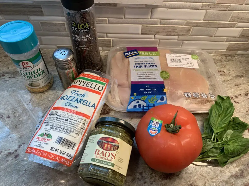 Pesto chicken ingredients 