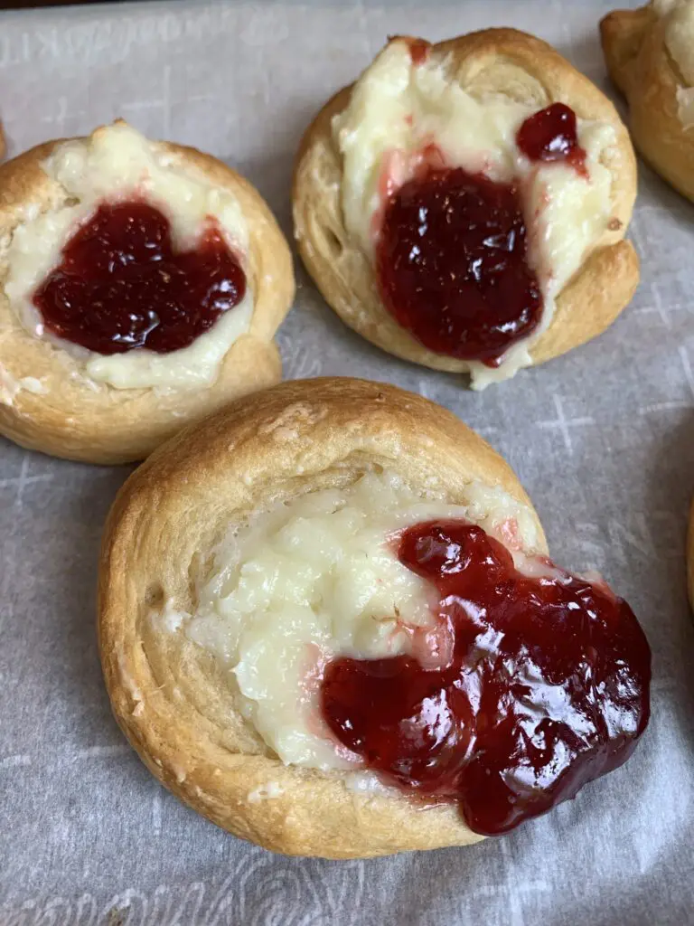 finished cherry danish