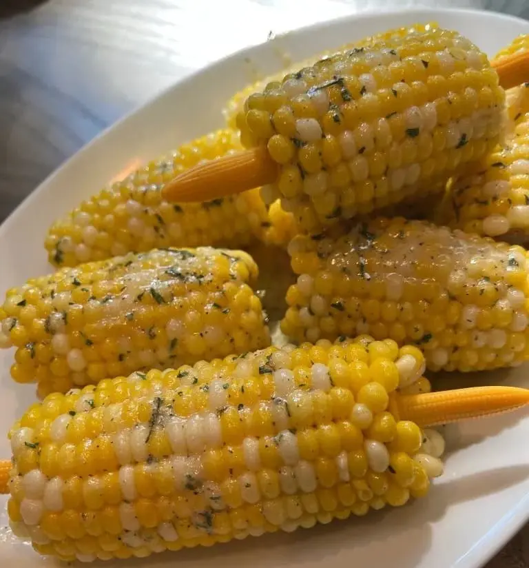 plated ranch butter corn
