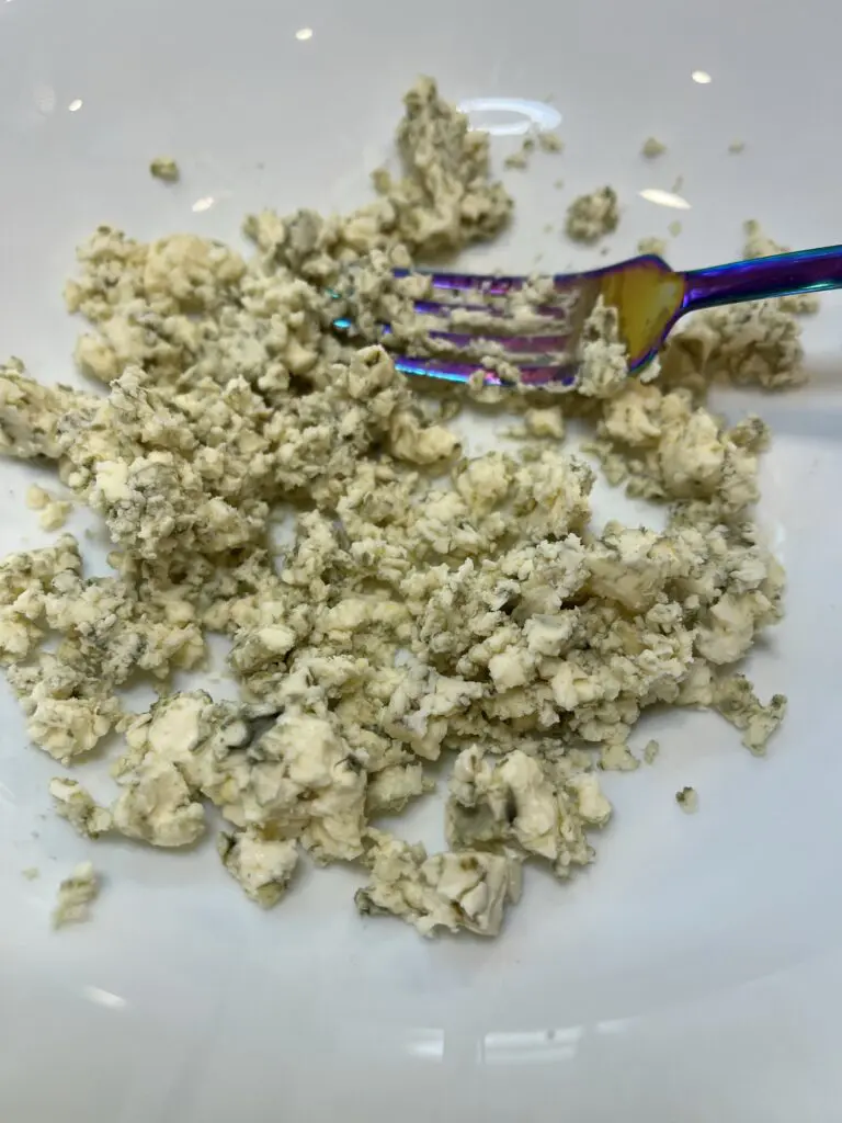 crumbled bleu cheese
