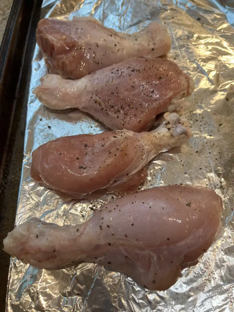 seasoned skinless drumsticks