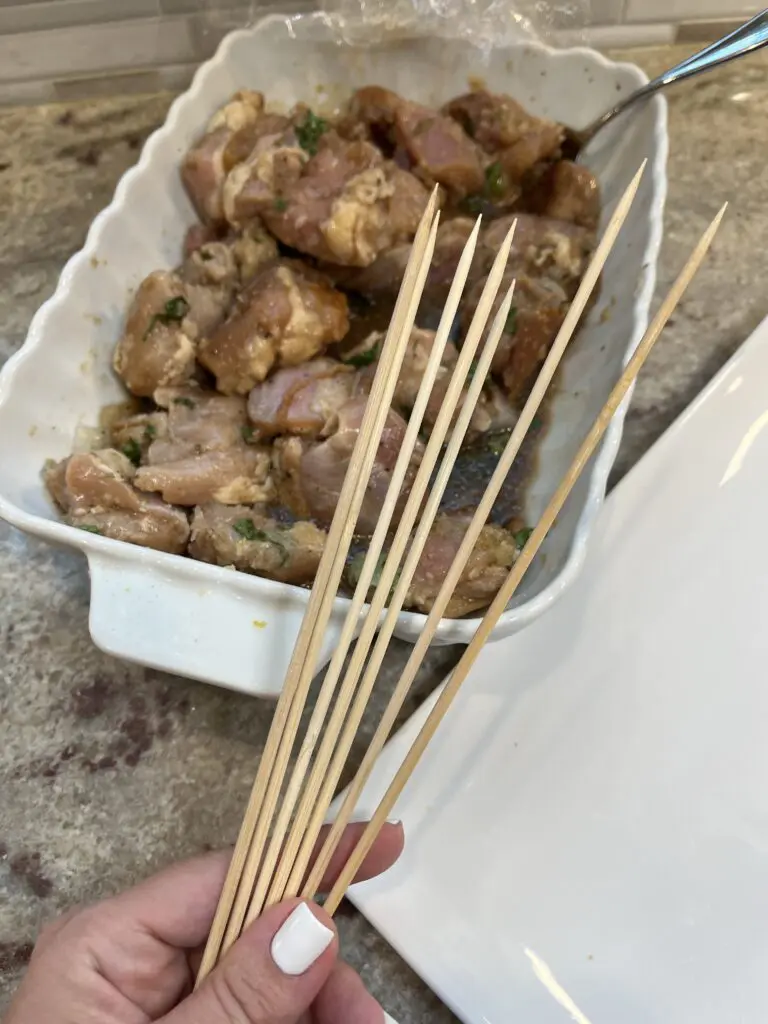 wooden skewers