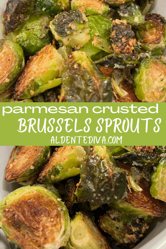 parmesan crusted brussels sprouts