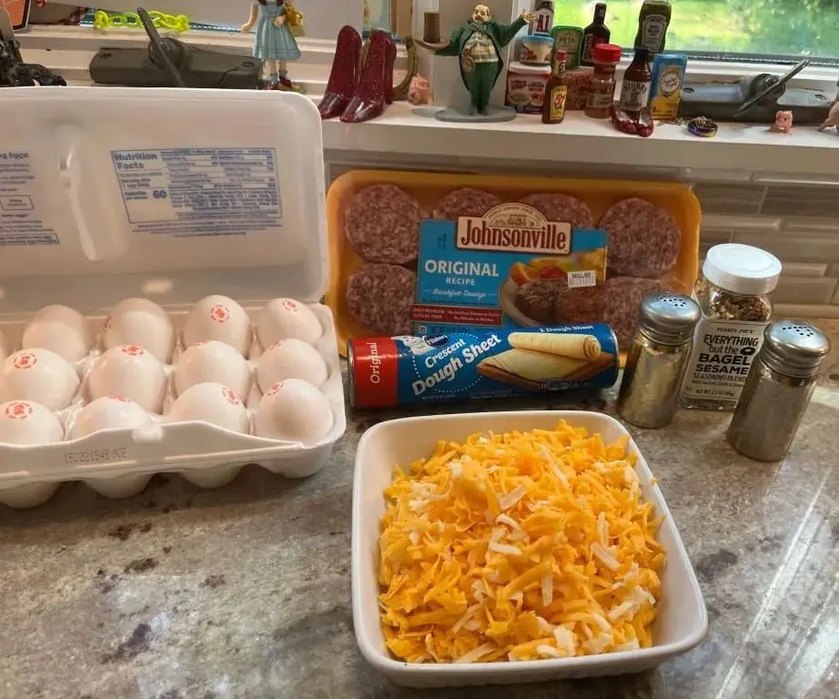 sheet pan breakfast pizza ingredients