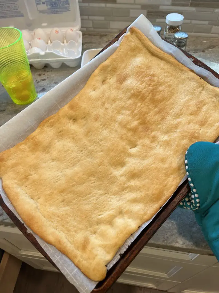 baked crescent sheet