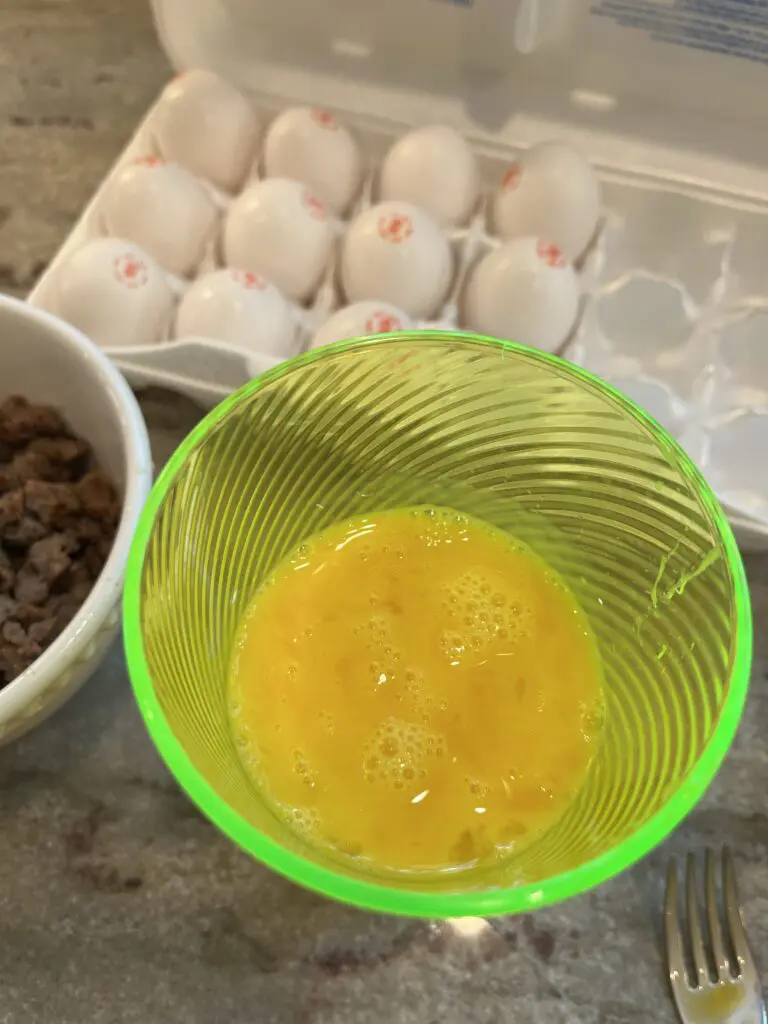 scrambled eggs