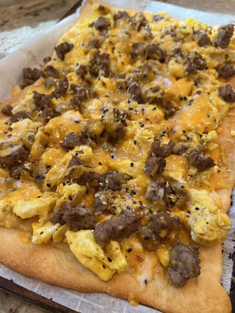breakfast pizza
