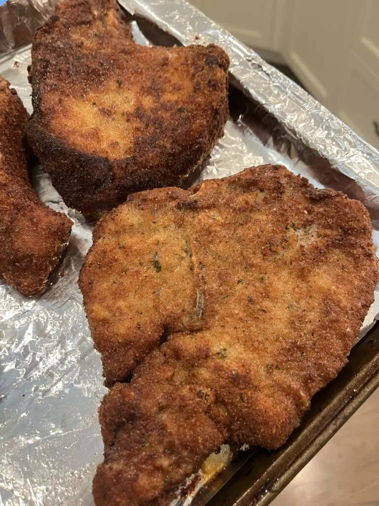 baked pork chop