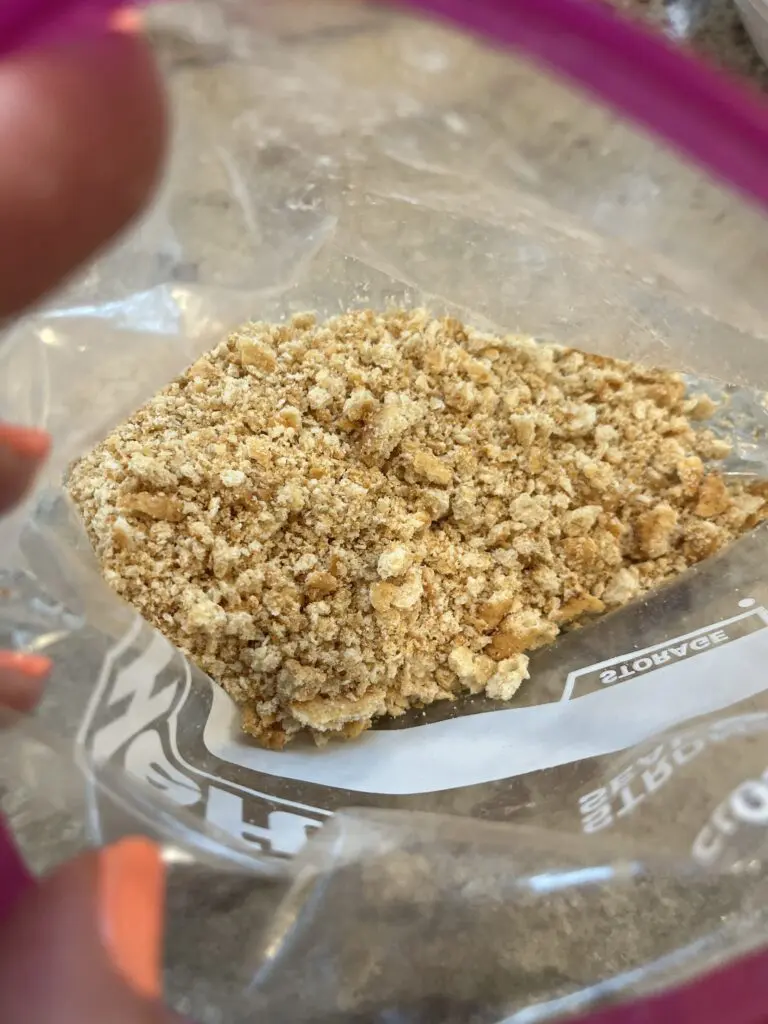 crushed ritz crackers