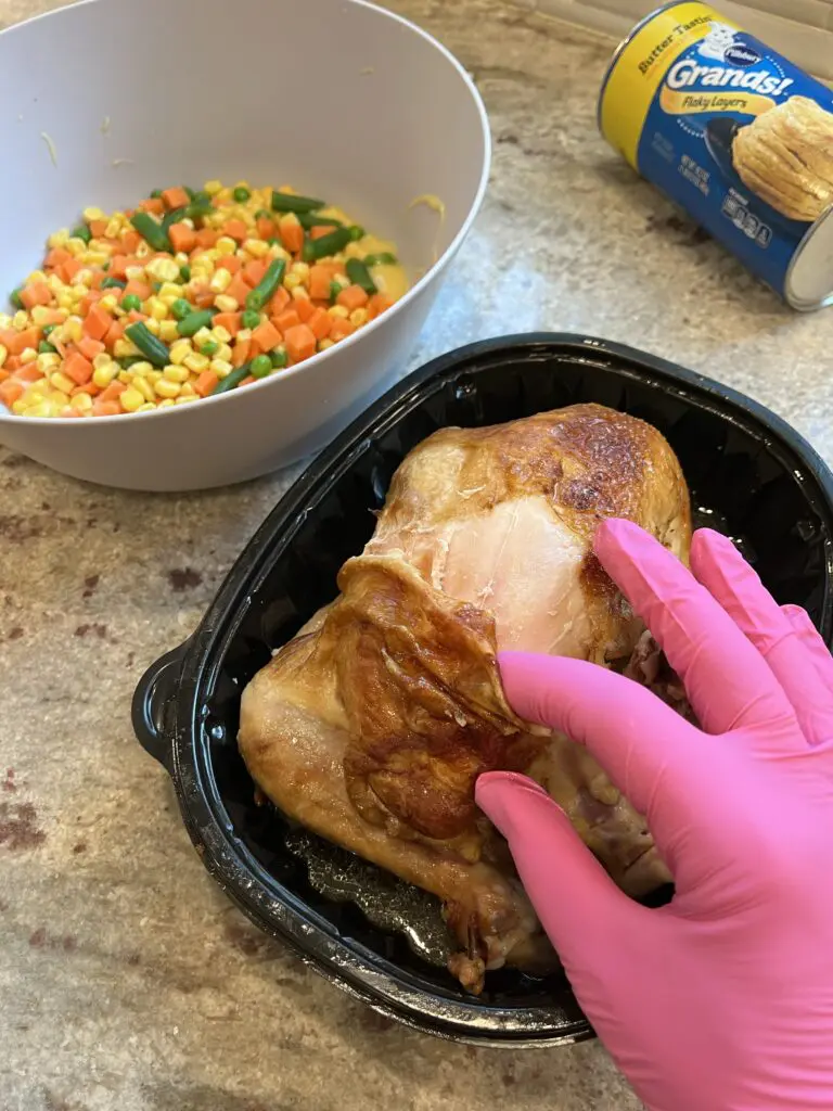 shredding chicken