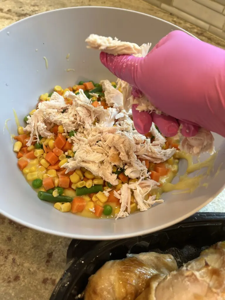 shredded chicken