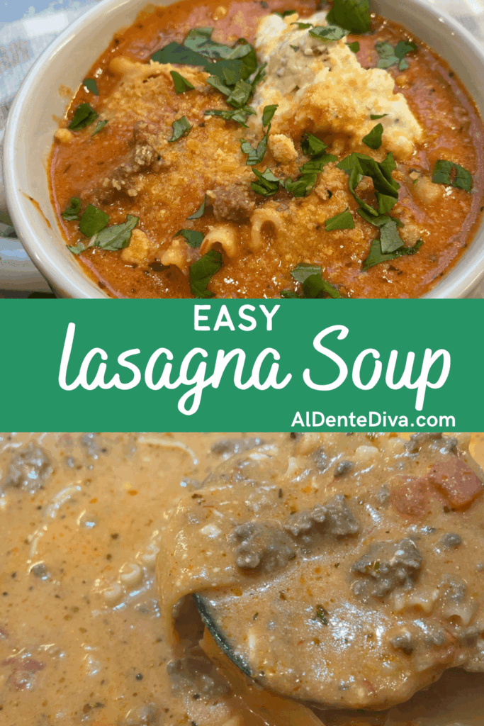 Easy Lasagna Soup