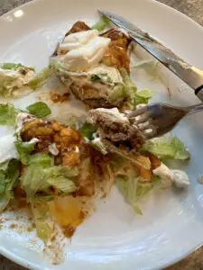 eating the enchirito