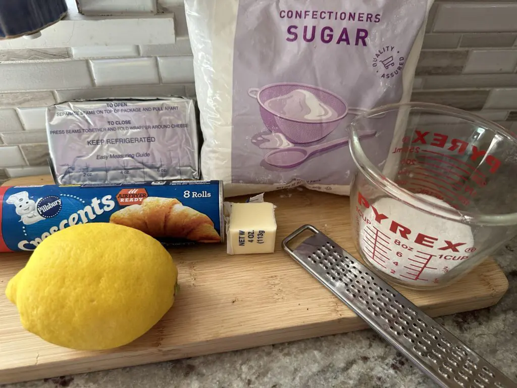 lemon cheesecake ingredients
