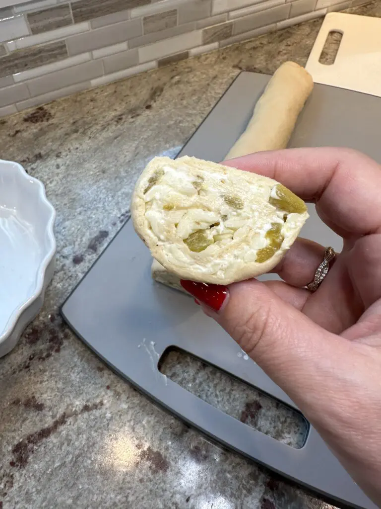 sliced dough