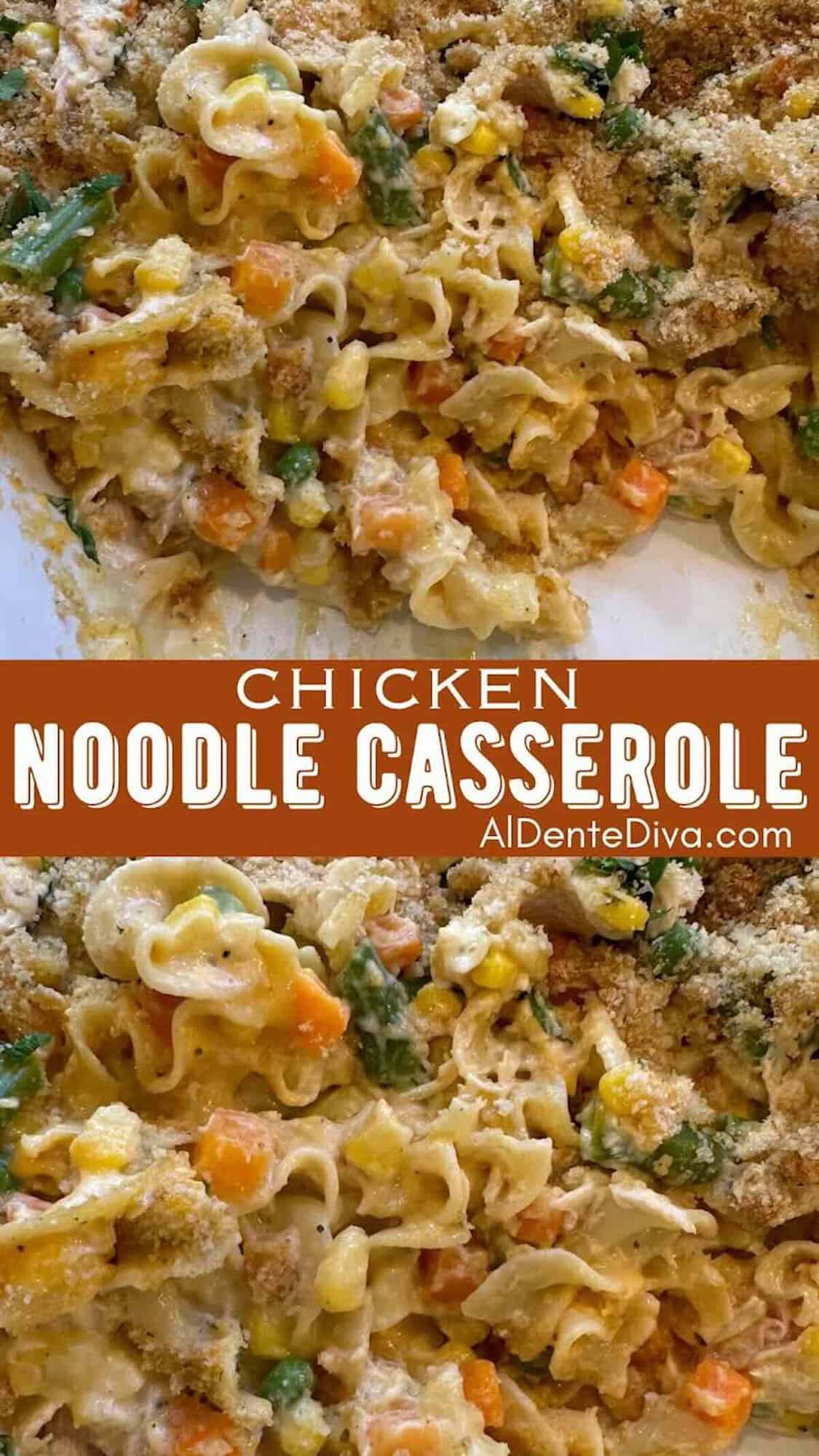 chicken noodle casserole cover