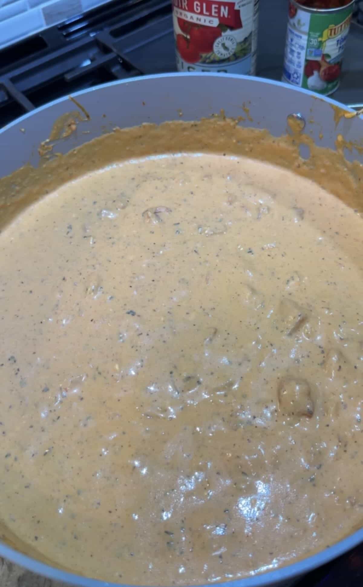 creamy ravioli sauce