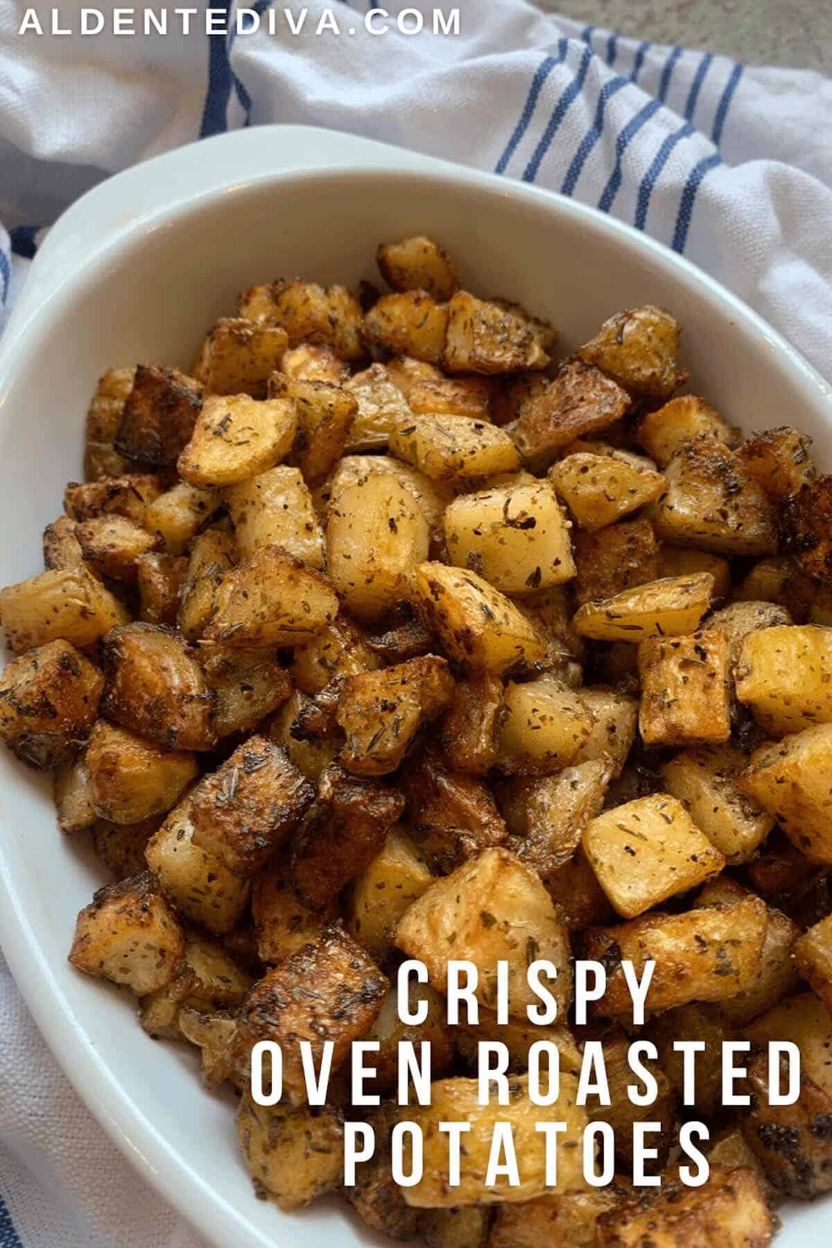 crispy oven roasted poatoes cover