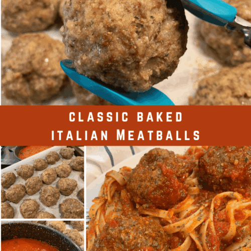 classic baked Italian meatball recipe