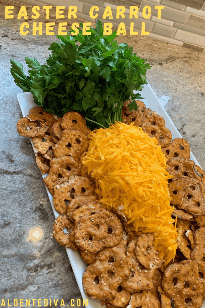 easter carrot cheese ball