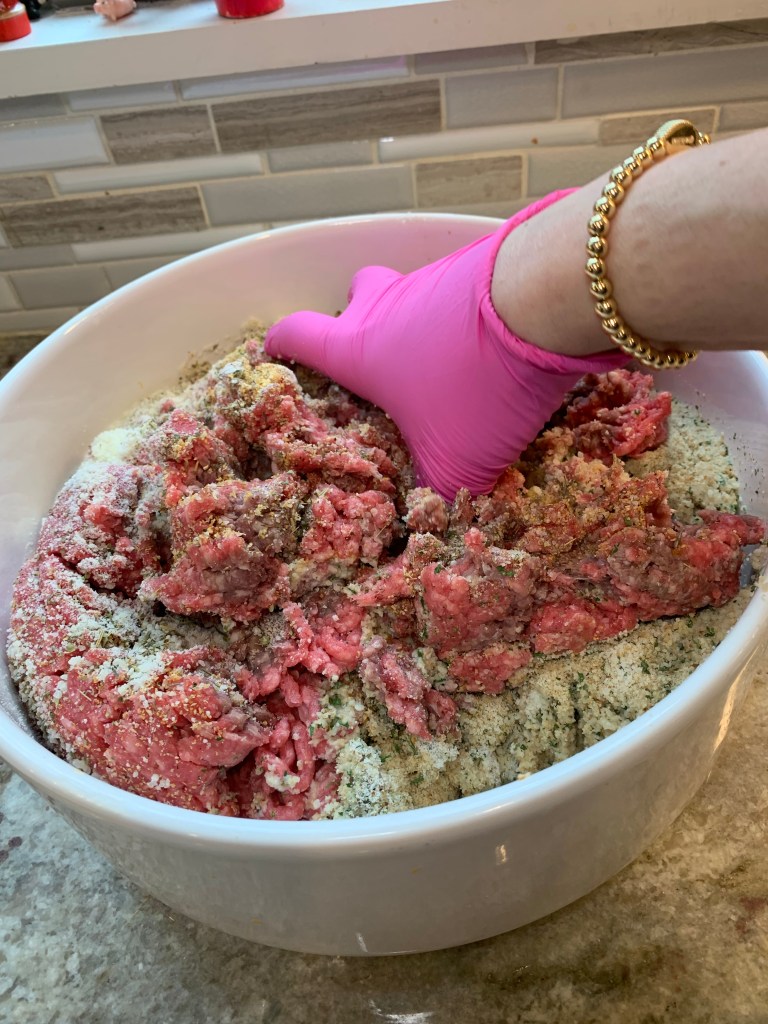 Italian meatball mixture