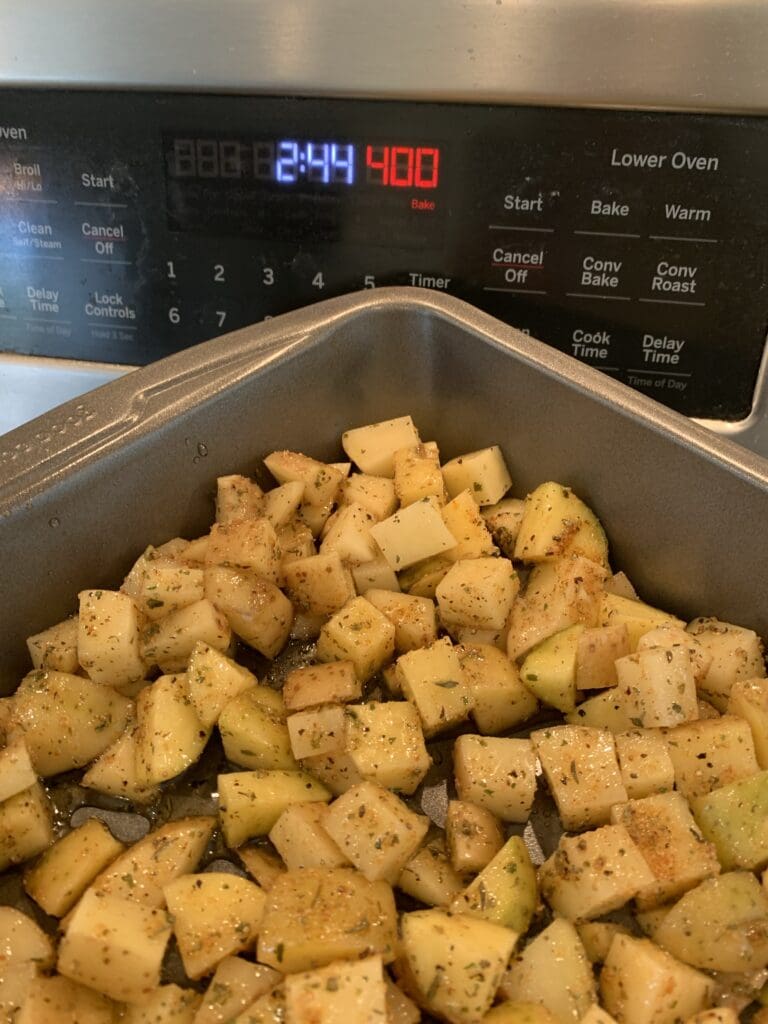 preheated oven to 400 degrees