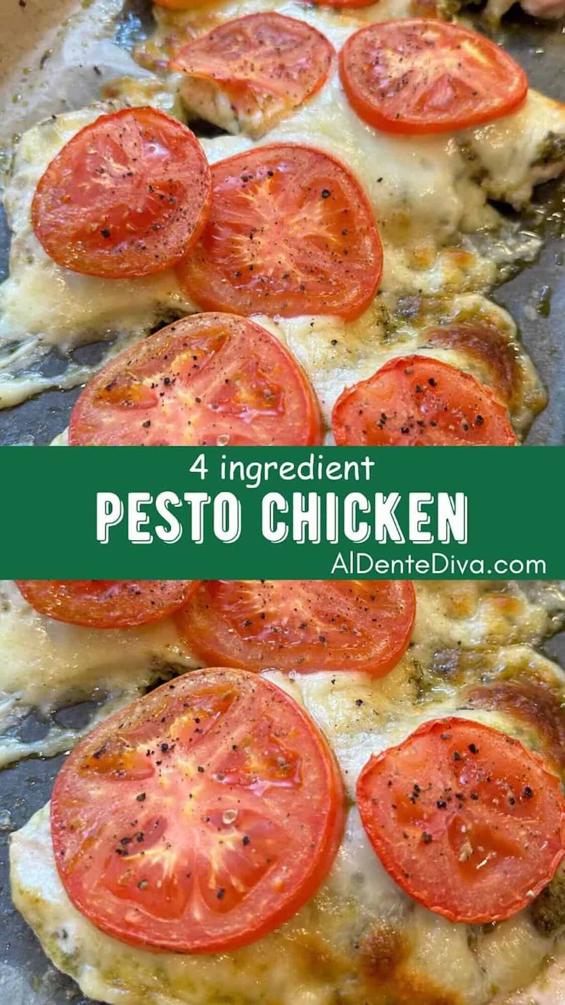 4 ingredient pesto chicken