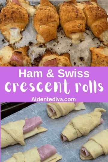 ham and swiss crescent rolls