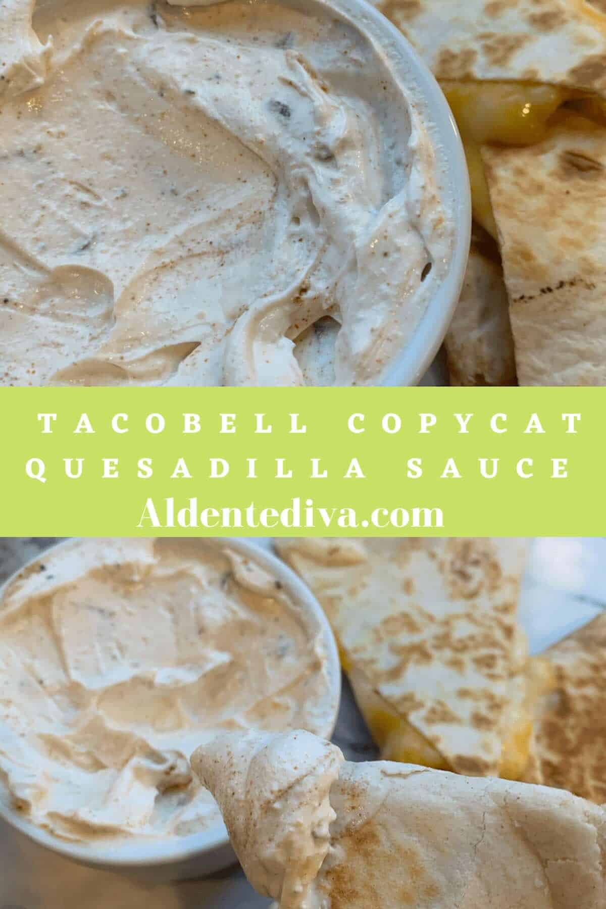 taco bell quesadilla sauce