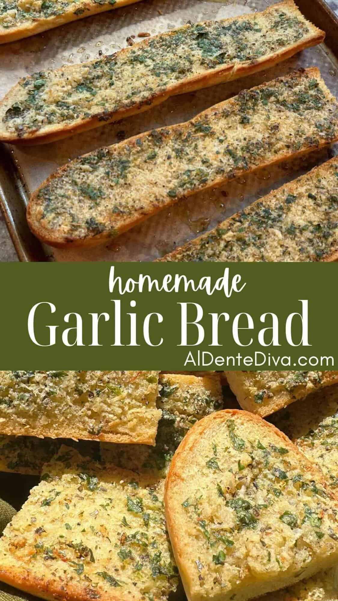 Homemade garlic bread cover