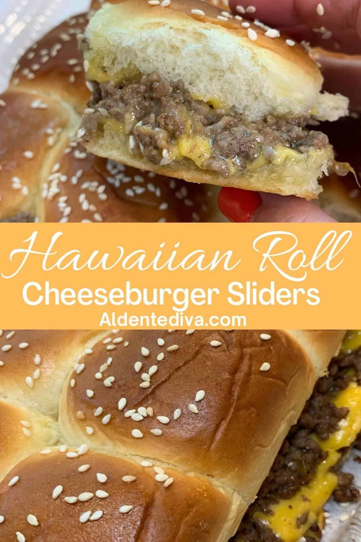hawaiian roll cheeseburger slider cover photo