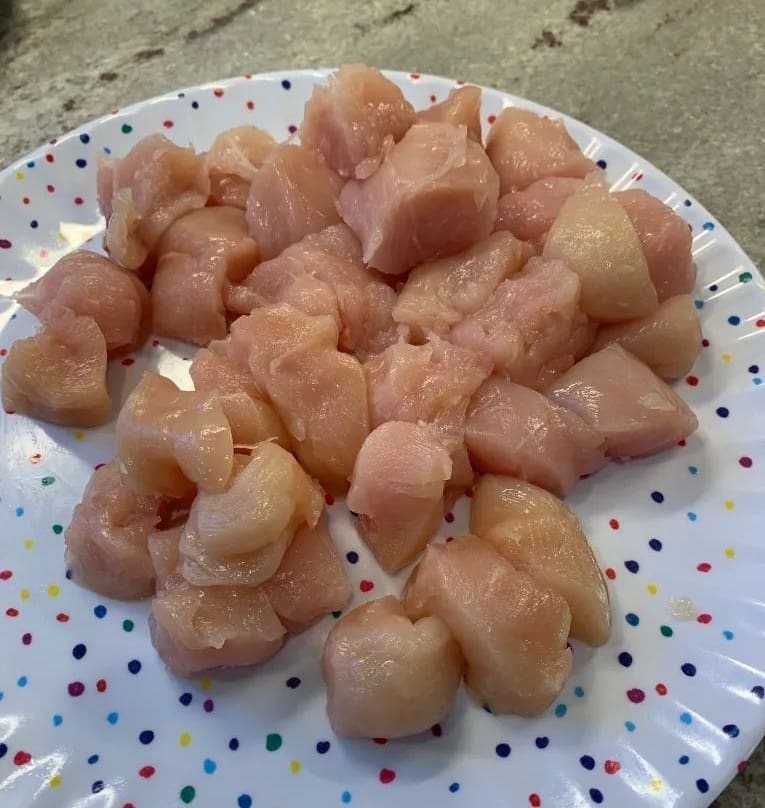 cubed chicken tenderloins