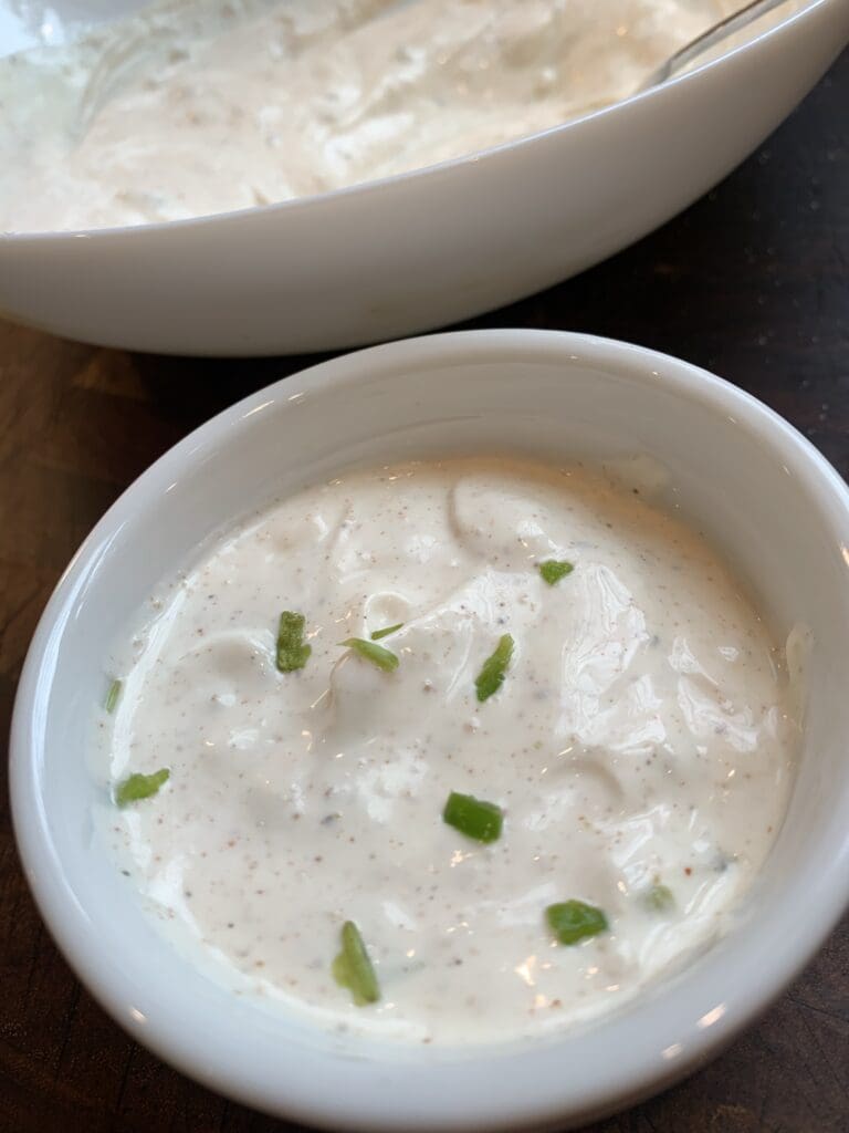 finished taco bell copycat quesadilla sauce