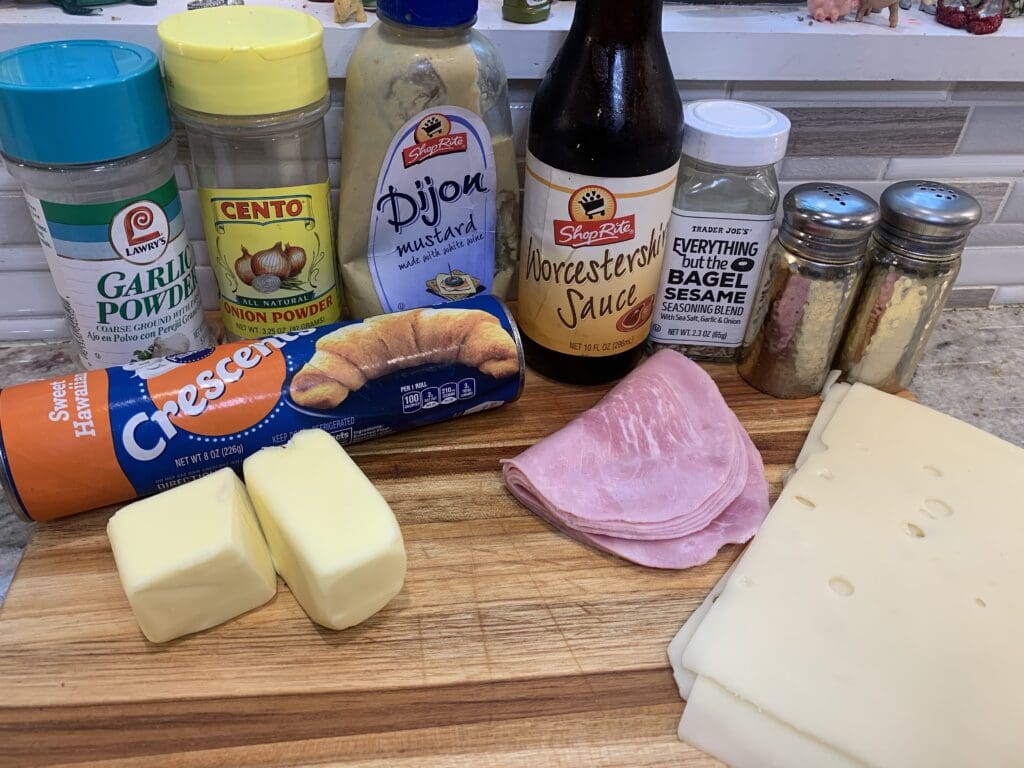ham and swiss crescen rolls ingredients
