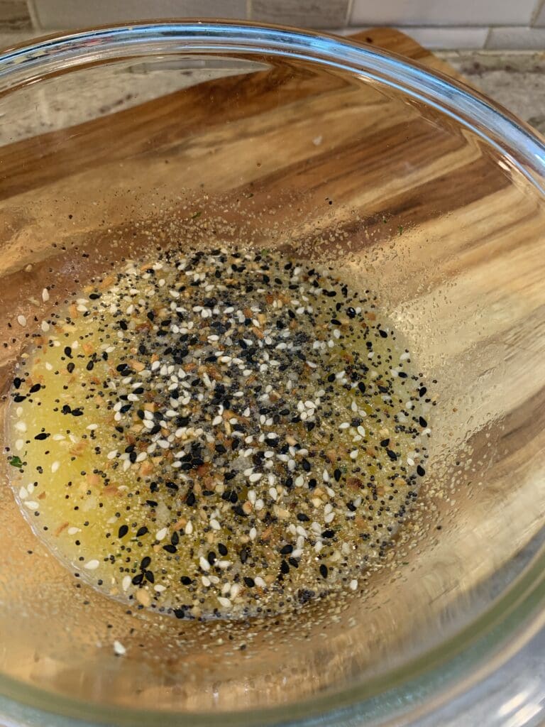 melted butter with other ingredients 