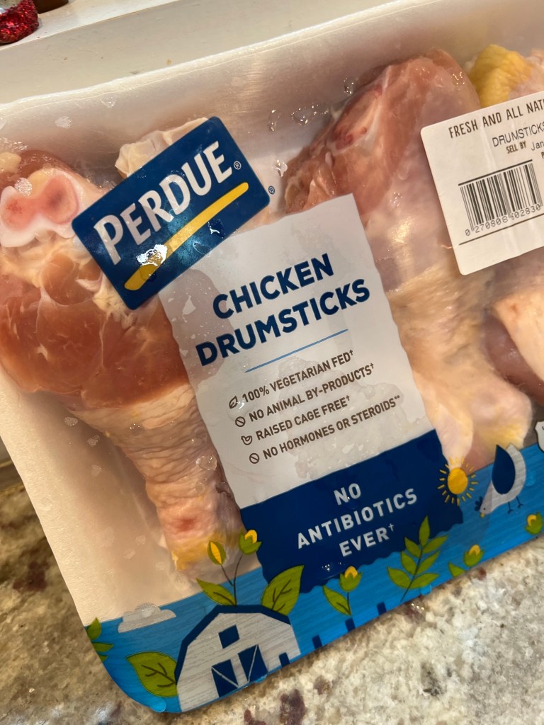 packaged chicken drumsticks