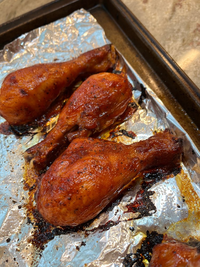 baked bbq chicken drumsticks 