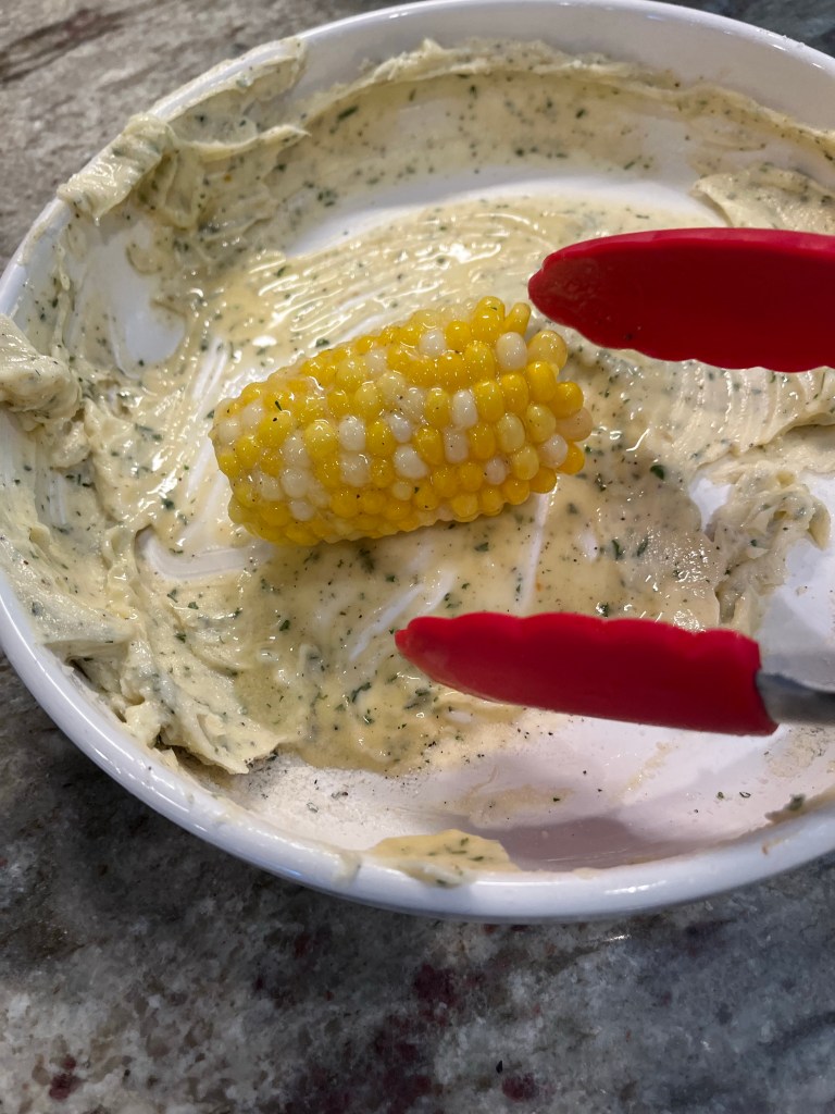 corn in ranch butter