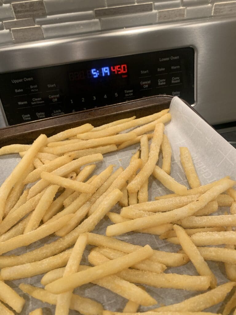 fries over oven 