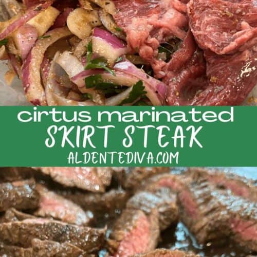 citrus marinated skirt steak