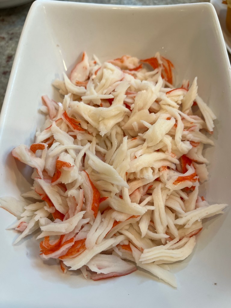 shredded imitation crab meat